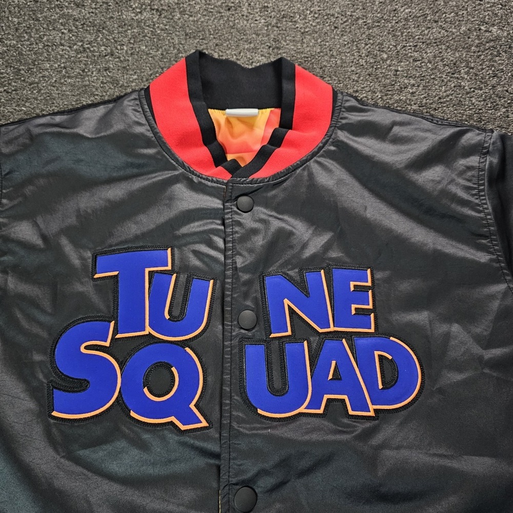 NIKE LeBron x Space Jam Looney TUNE SQUAD Bomber Jacket Mens Large DJ3891-010 - Picture 4 of 13